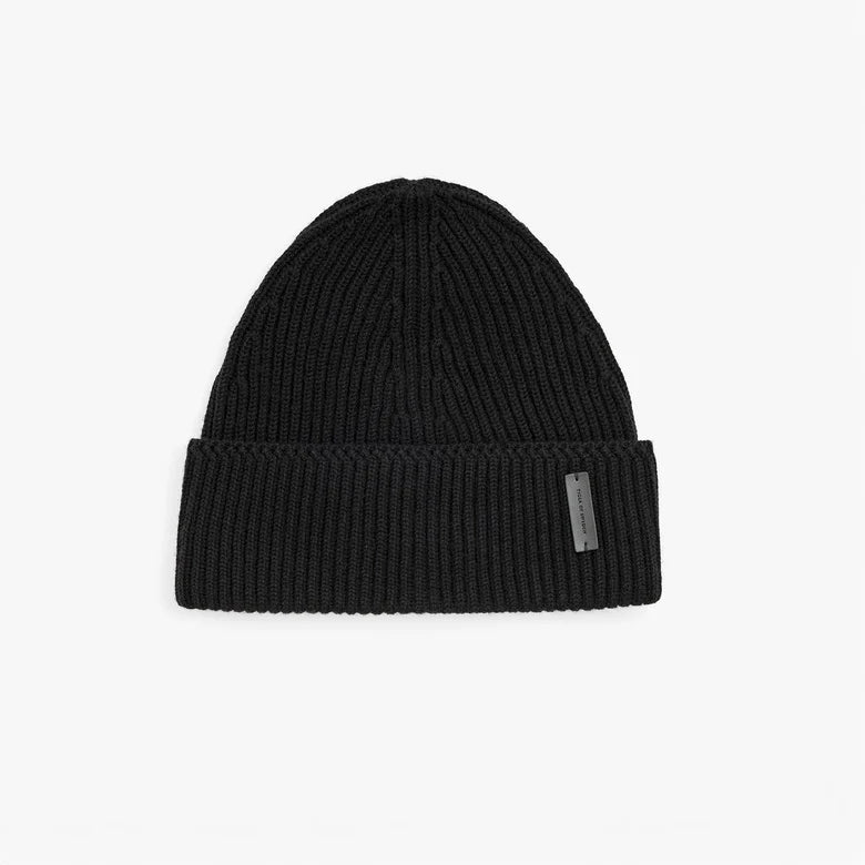 Ferven RWS Oversized Wool Beanie - Ink Black
