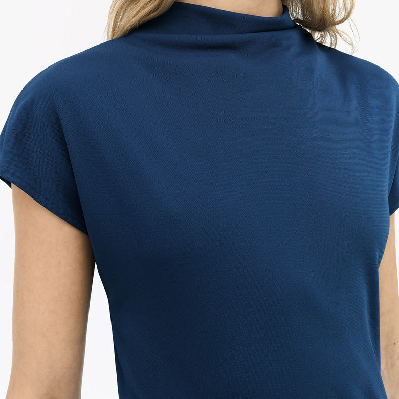 Alitta  Slip-On Shaped Top Jersey -  Deep Marine Blue