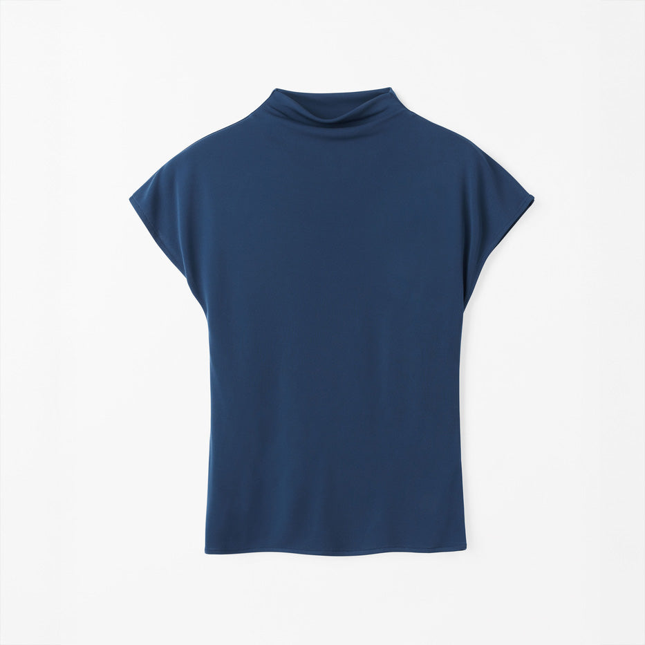 Alitta  Slip-On Shaped Top Jersey -  Deep Marine Blue