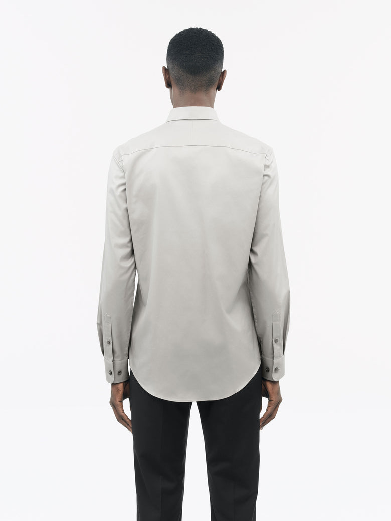 Adley C Cutaway Collar Shirt - Granite
