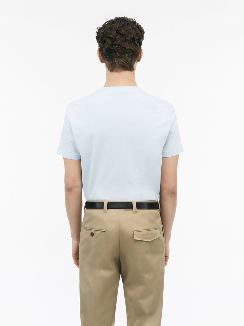 Dillan - Basic Cotton T-Shirt - Light Blue