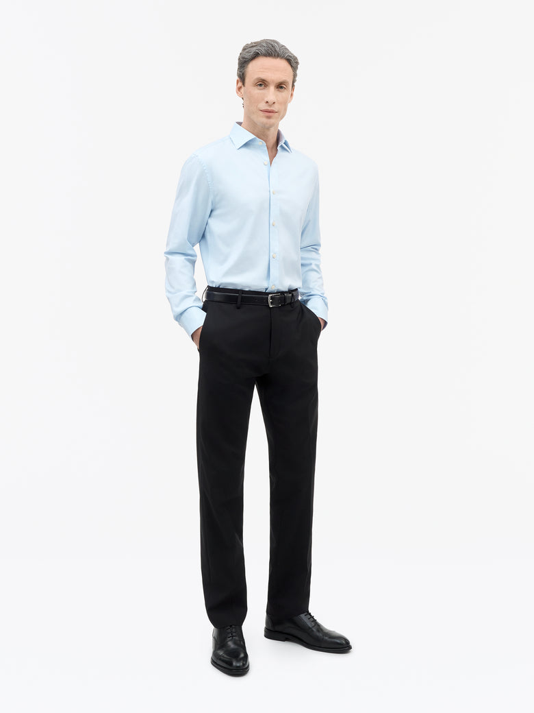 Adley C Formal Shirt - Light ink Blue
