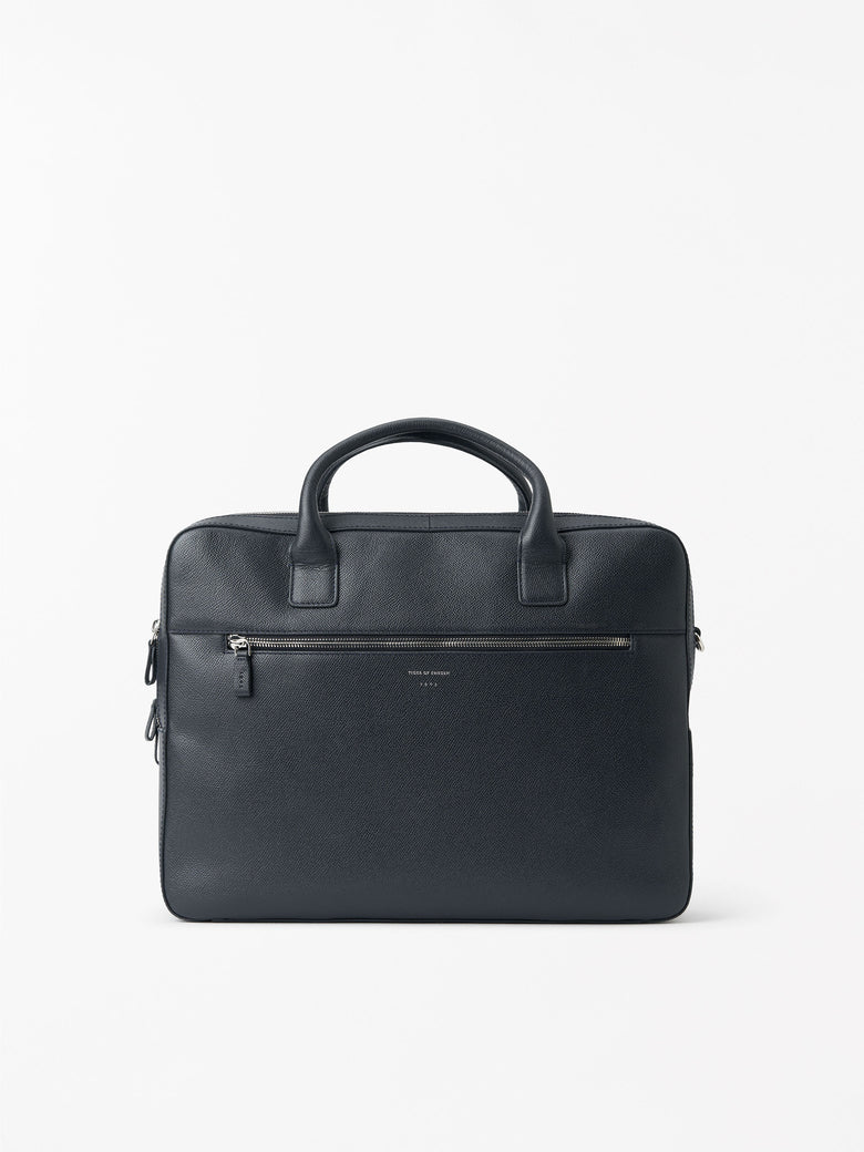 Beridare Double-Zip Briefcase - Light Ink