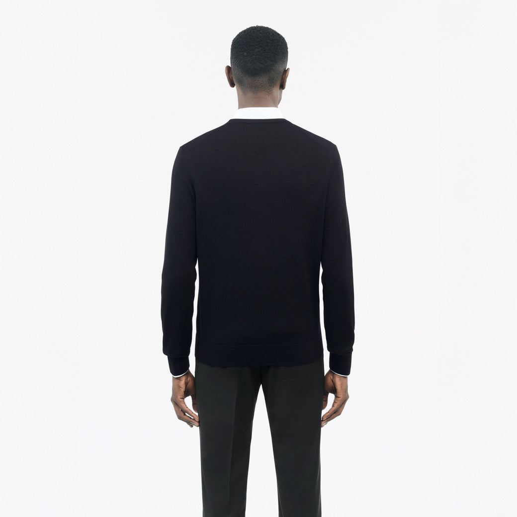 Connor Merino Wool Sweater - Black