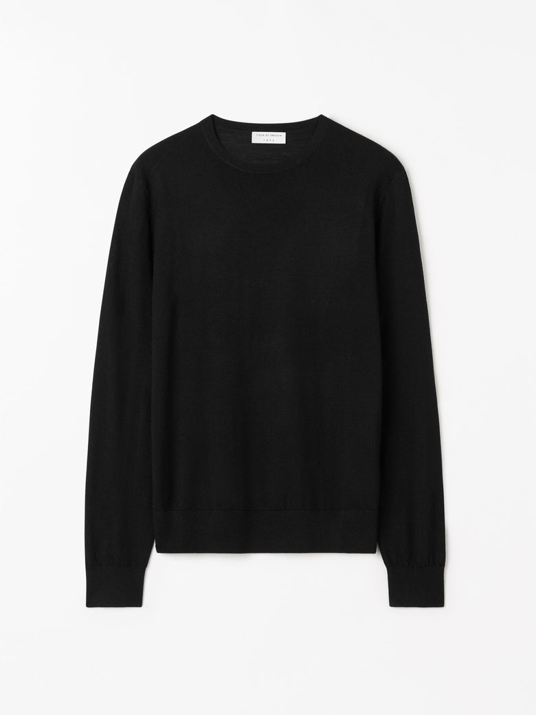 Pull en laine mérinos Connor - Noir