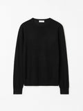 Pull en laine mérinos Connor - Noir