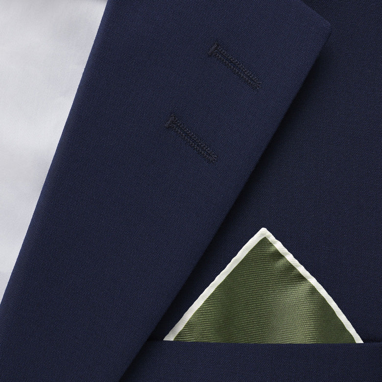 Quadra Silk Handkerchief -  Kalamata Olive Green