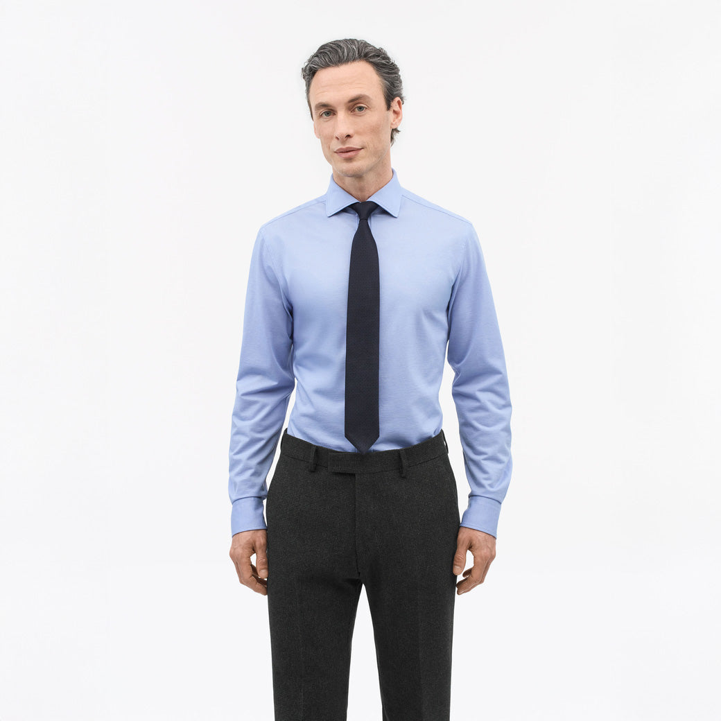 Adley C Jersey Shirt - Light Blue