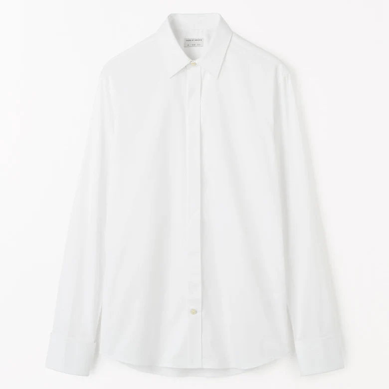 Adley T Tuxedo Shirt - Pure White