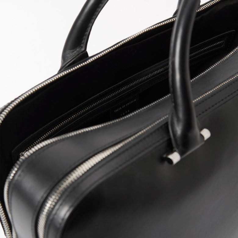 Valise L Carnaby Leather Large Bag - Black