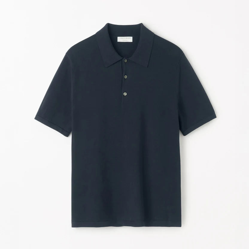Erros C Polo Neck Sweater - Light Ink