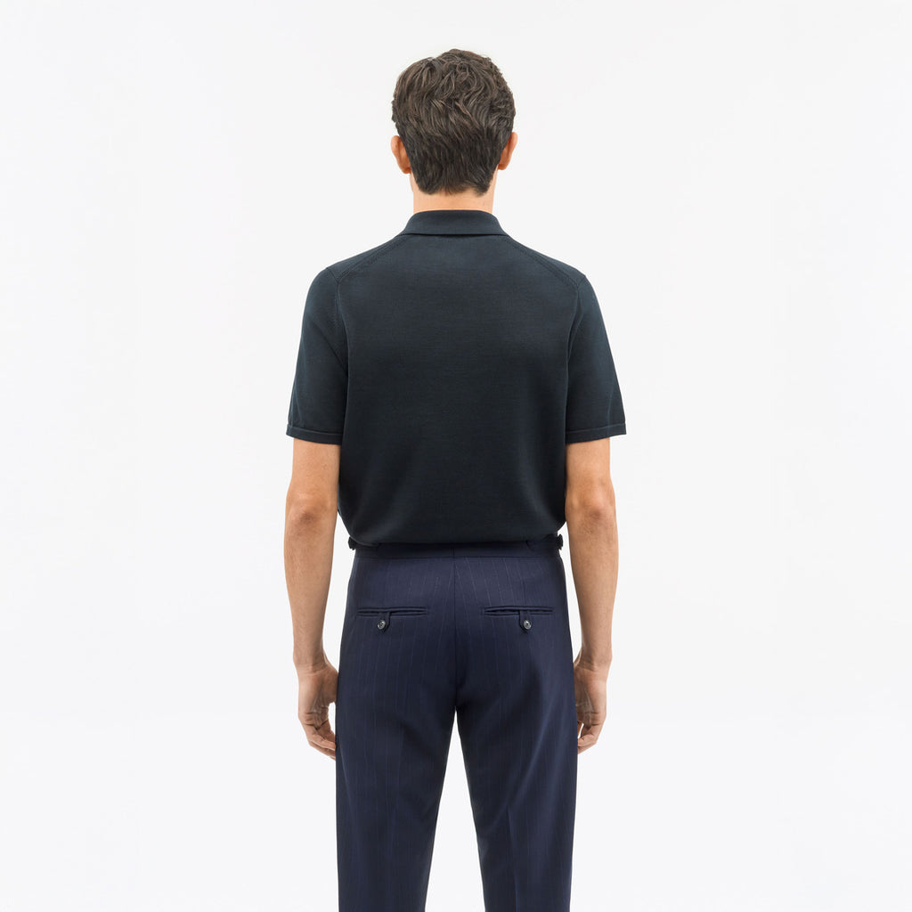 Erros C Polo Neck Sweater - Light Ink