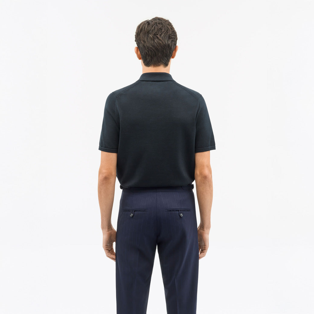 Erros C Polo Neck Sweater - Light Ink