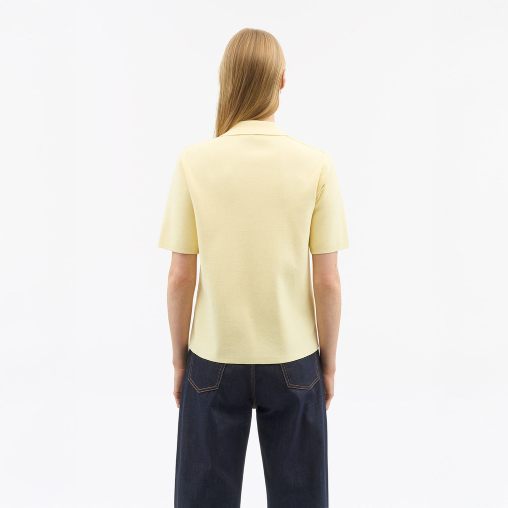 Hazel Fine Knit Cardigan - Light Yellow