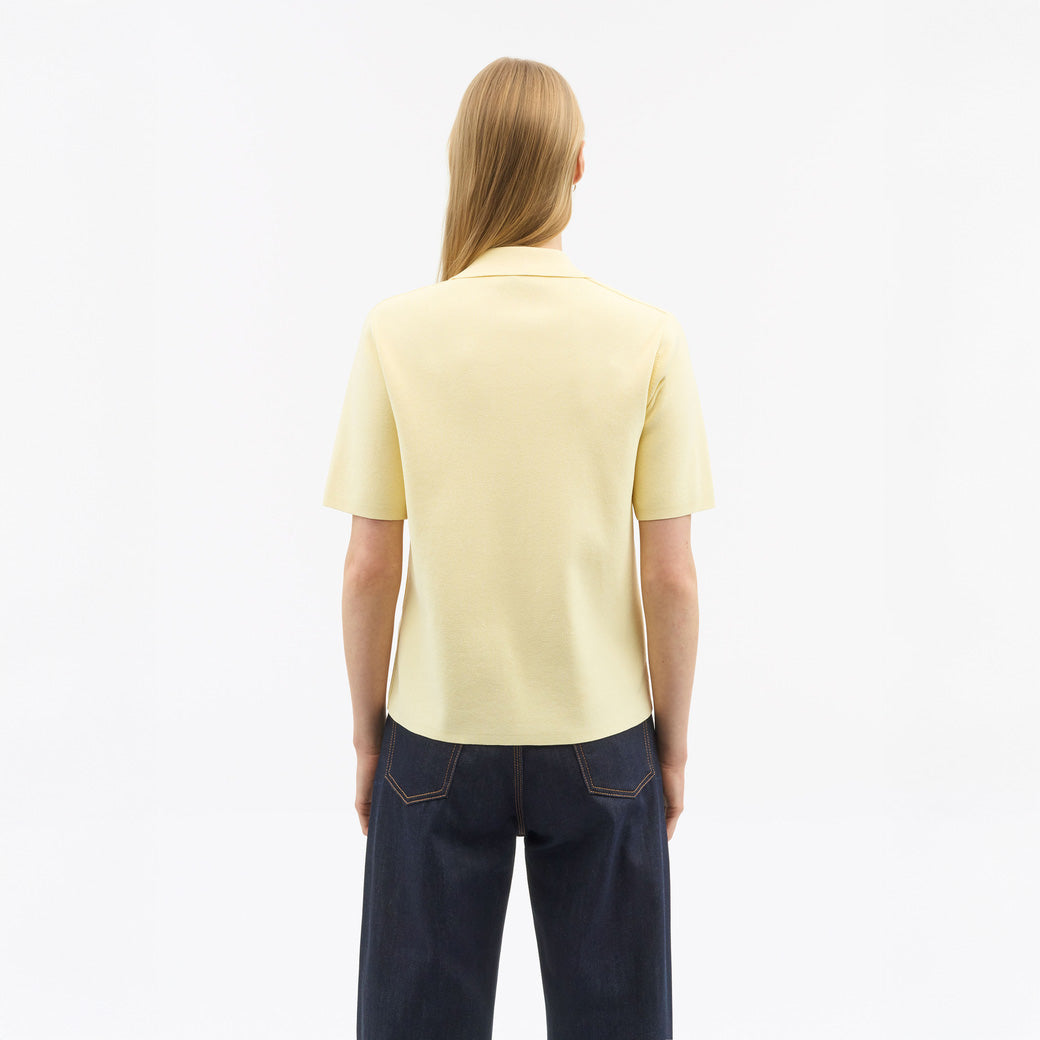 Hazel Fine Knit Cardigan - Light Yellow