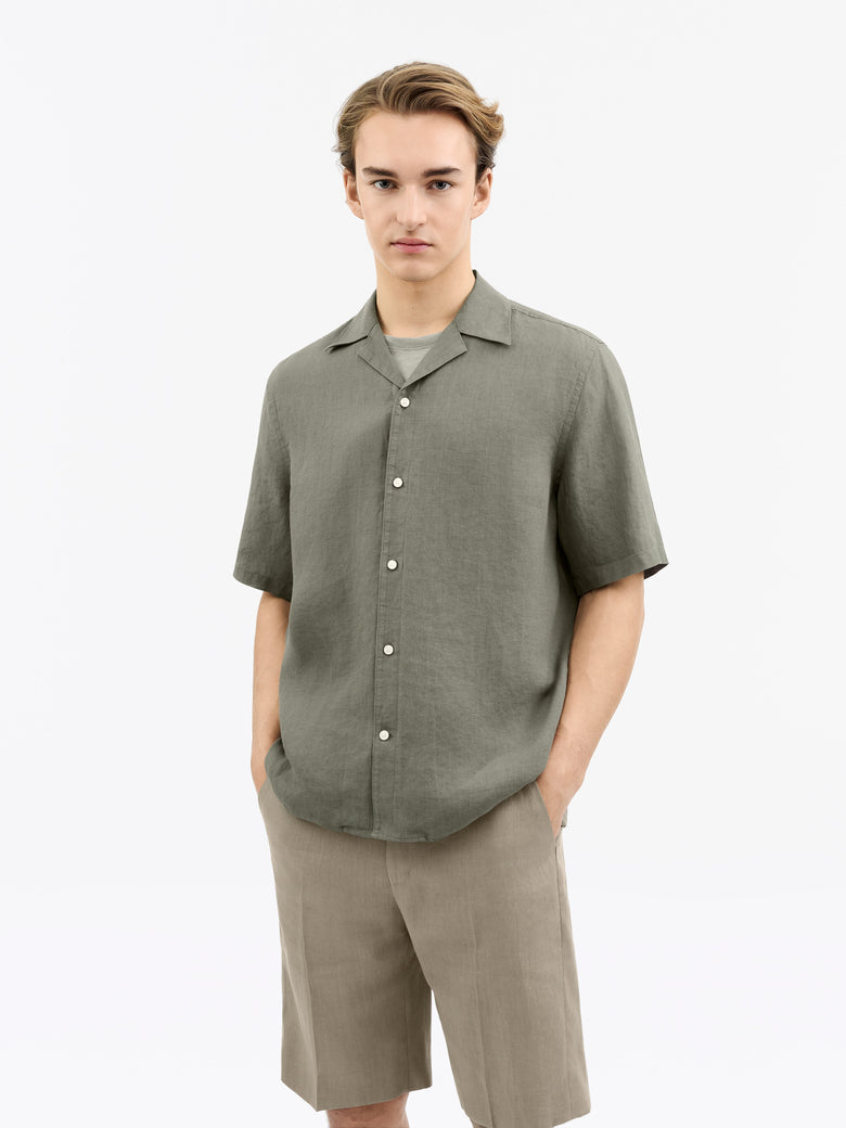 Bekkett Linen Shirt - Green