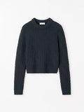 Marie Knitted Textured Pullover - Dark Blue