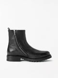 Foveo Leather Boots - Black