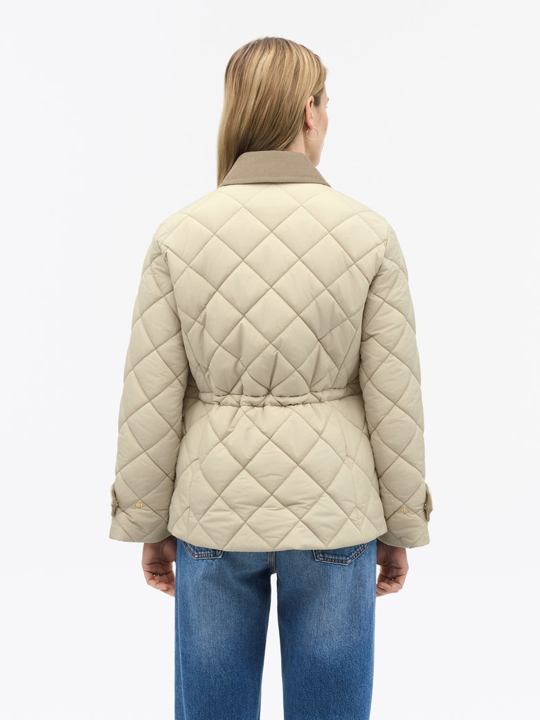 Jackie Padded Jacket - Light Beige