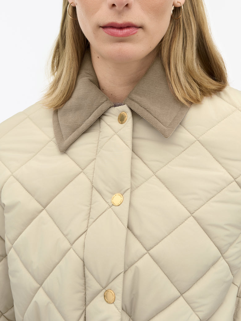 Jackie Padded Jacket - Light Beige