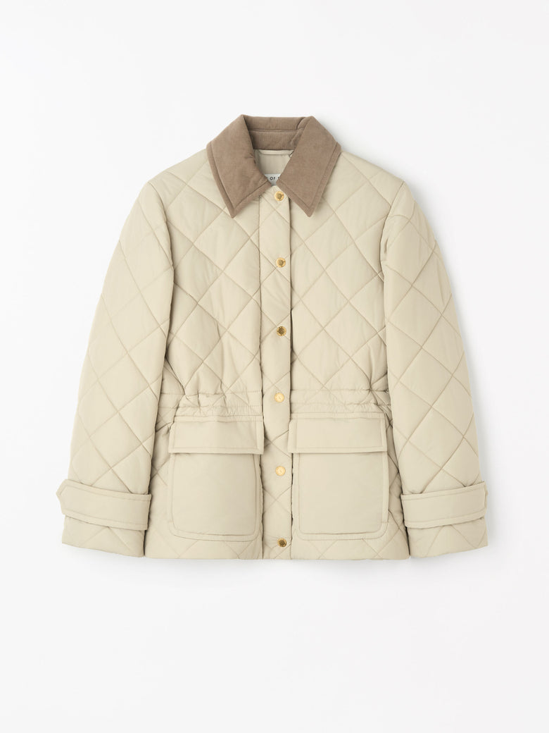 Jackie Padded Jacket - Light Beige