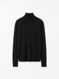 Nevile RWS Turtleneck Merino Sweater - Black