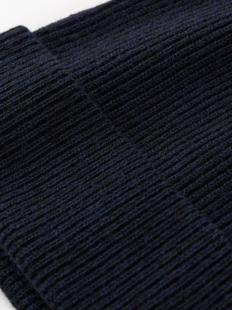 Caldu RWS Merino Beanie - Dark Blue