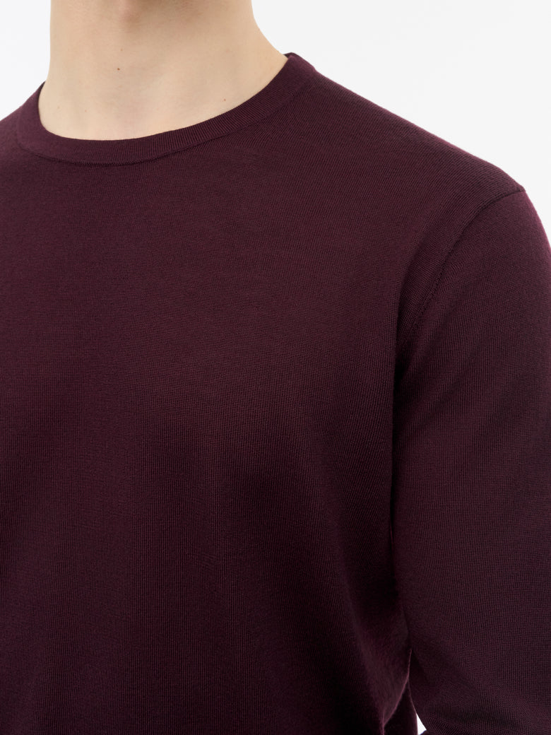 Connor RWS Merino Sweater - Dark Purple