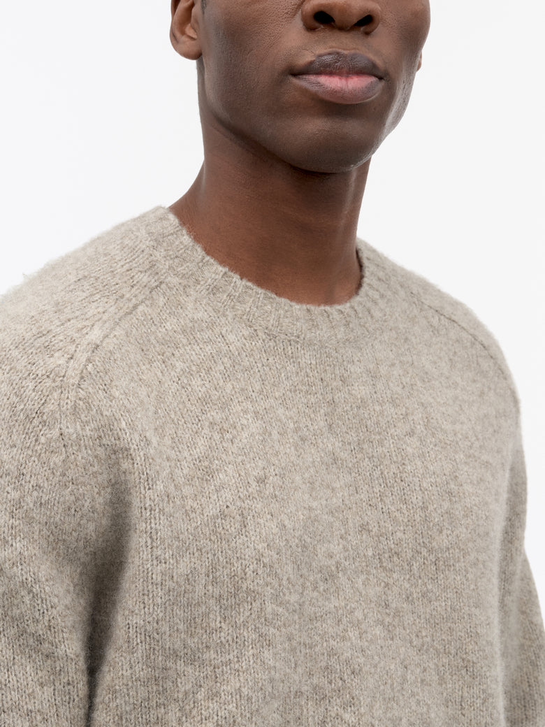 Adryan RWS Crewneck Pullover - Light Ivory