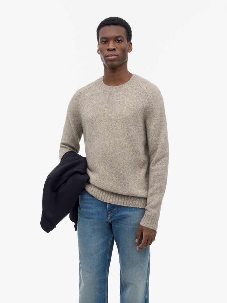 Adryan RWS Crewneck Pullover - Light Ivory