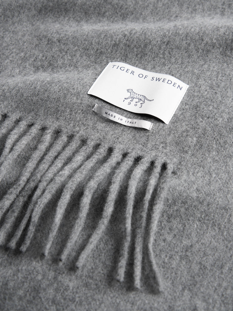 Sylan RWS Wool Scarf - Grey