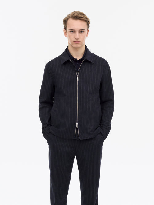 Veste-chemise Barnaby C Pinstripe - Bleu