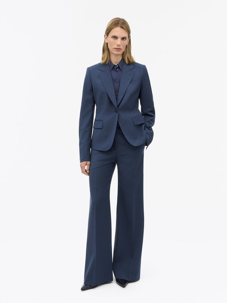 Nancy Classic Wool Jacket - Blue