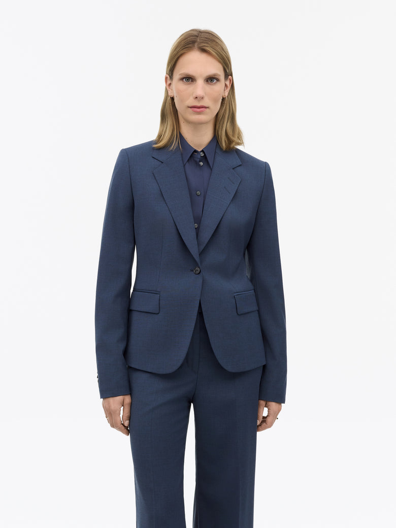 Nancy Classic Wool Jacket - Blue