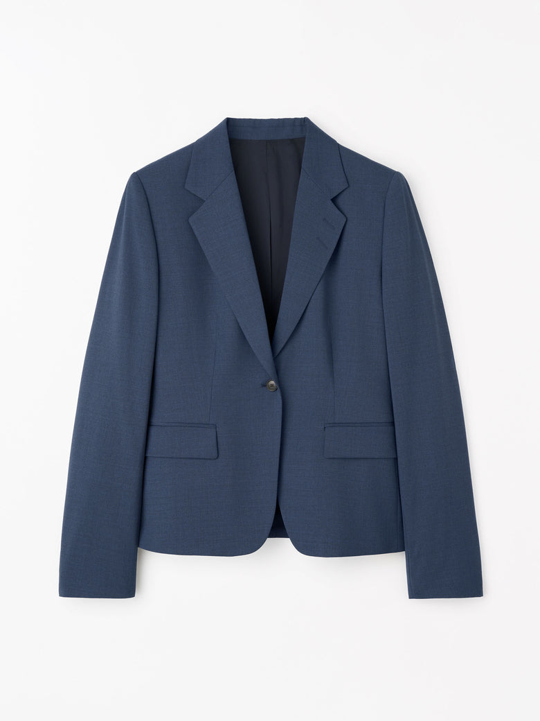 Nancy Classic Wool Jacket - Blue