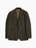 JUSTIN P Wool Blazer Jacket - MUTED CANOPY