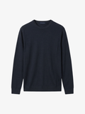 Extrafine Merino Wool Crewneck - Midnight