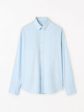Bjorn Relaxed Fit Cotton Shirt - Light Blue