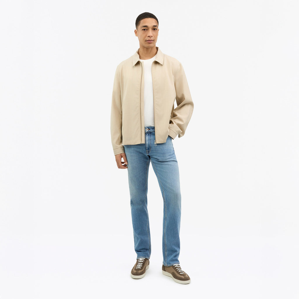 Des Mission Slim-Straight Jeans - Light Blue