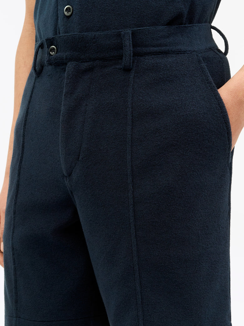 Paul Cotton Terry Shorts - Light Ink