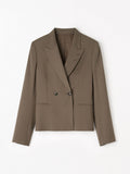 Rita Double Breased Jacket - Sawgrass Brown