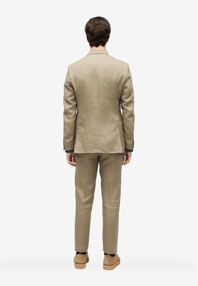 S. Justin Linen Suit - Auburn Glaze