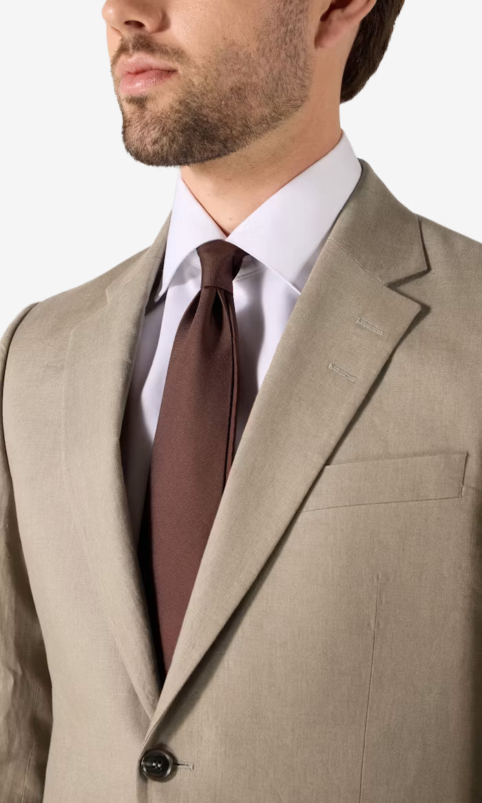 S. Justin Linen Suit - Auburn Glaze