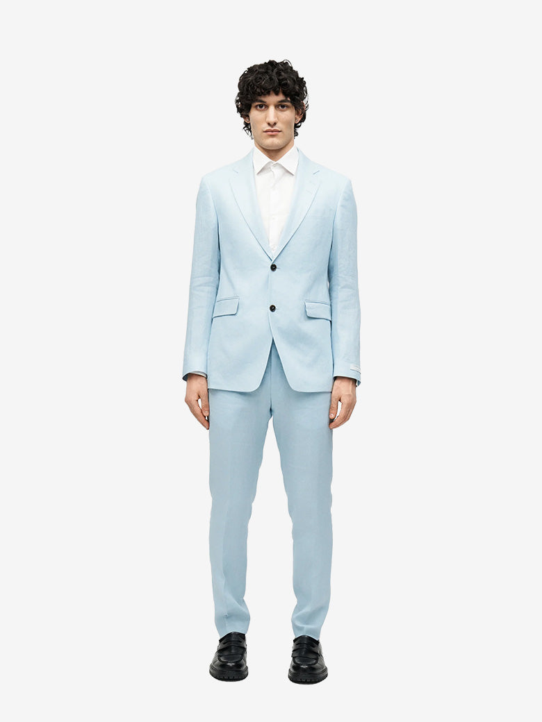 Justin Linen Suit - Heather