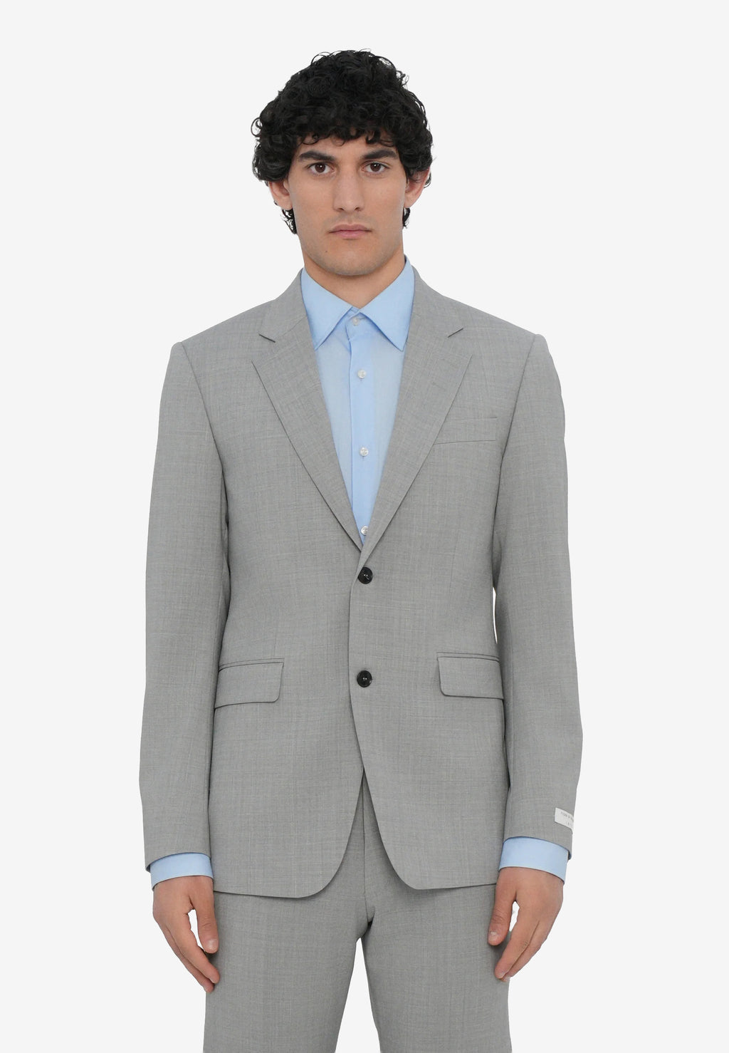 Justin Wool Travel Suit - Med Grey Mel