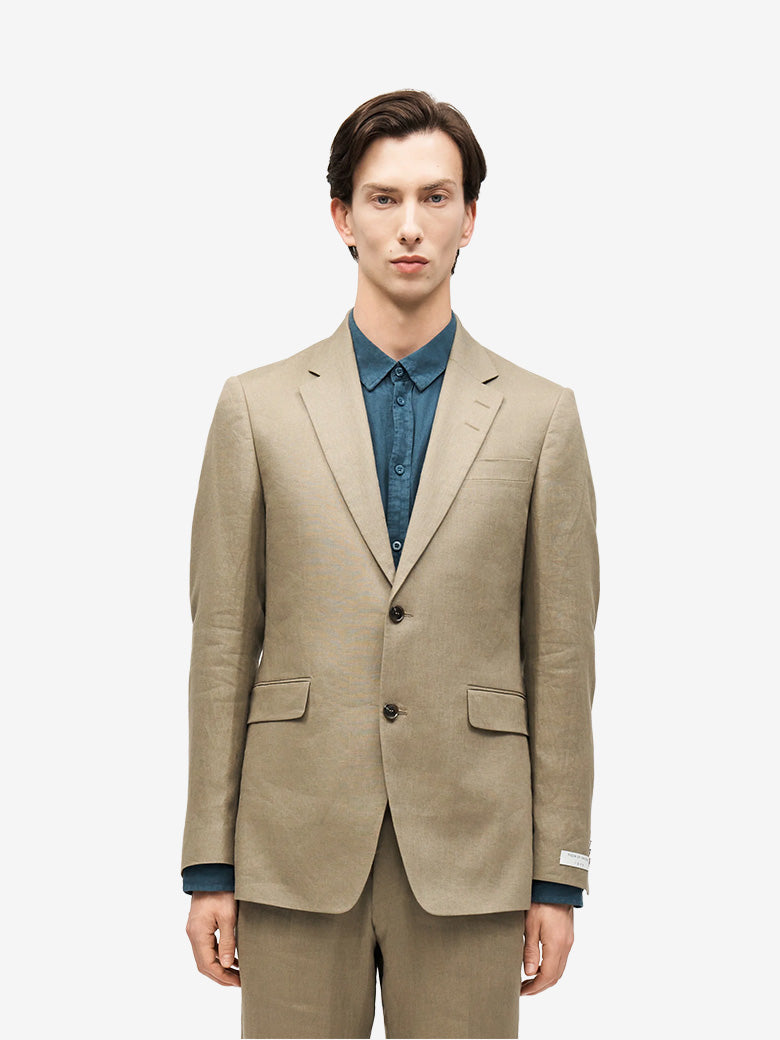 S. Justin Linen Suit - Auburn Glaze