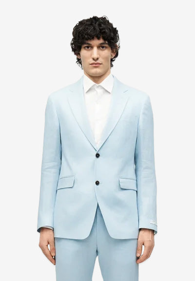 Justin Linen Suit - Heather