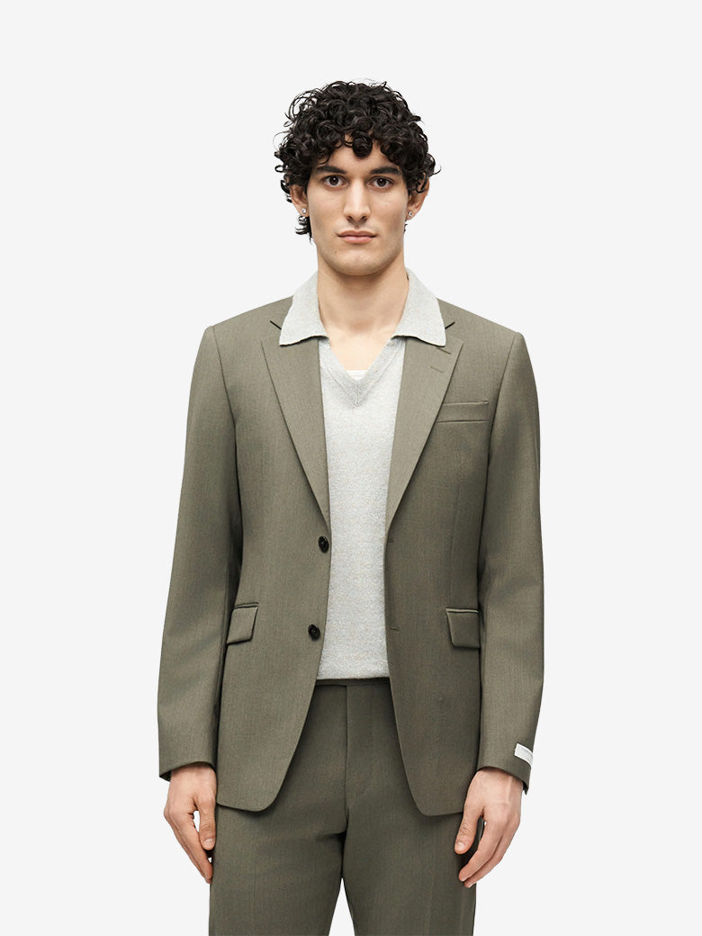 Ensemble costume S. Justin - Vert poussière