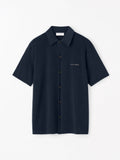 Saint Cotton Terry Polo Shirt - Light Ink
