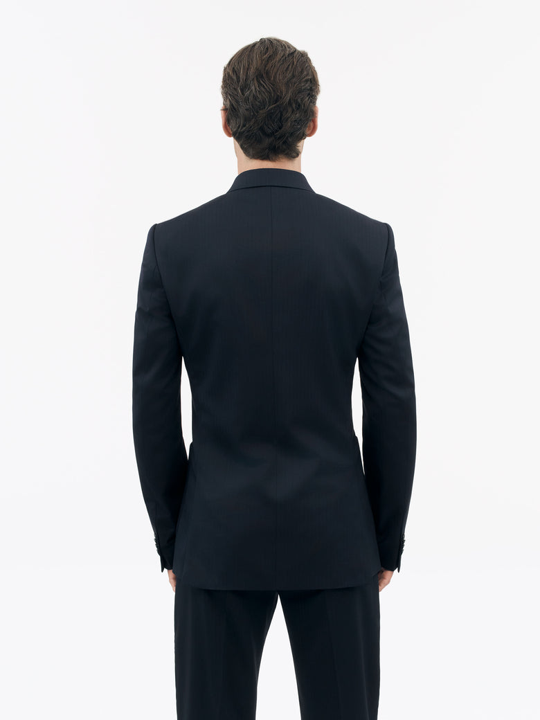 Joachim Double-Breasted Jacket - Dark Ink